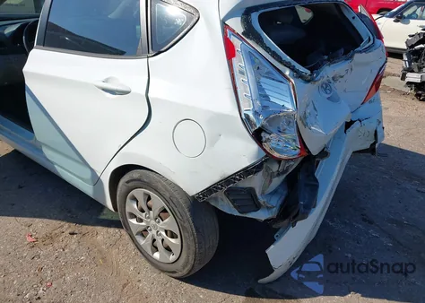 2016 Hyundai Accent Se z USA, uszkodzony, nr VIN KMHCT5AE4GU247967